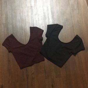 Two L.A. Hearts Crop Tops